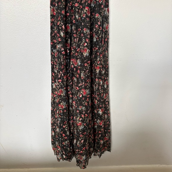 Allen Schwartz Eden Bustier Midi Dress Floral Lace Whimsigoth Size 6 - Picture 10 of 15